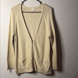 J. Jill Cream Women's Cardigan